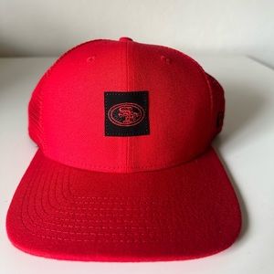 San Francisco 49ers Adjustable Trucker Hat Red
